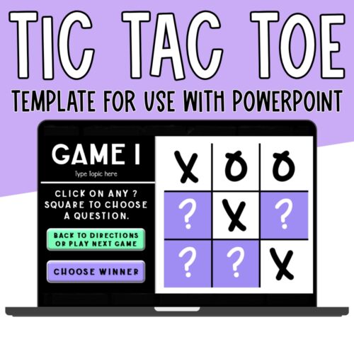 Tic Tac Toe Template for PowerPoint