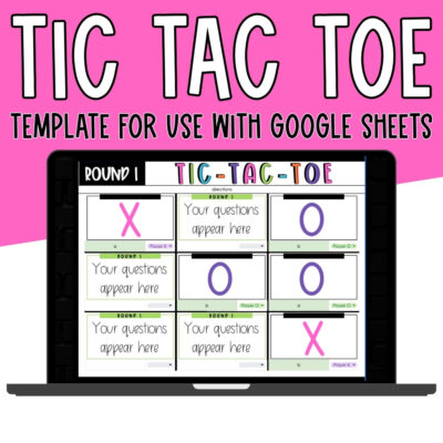Tic Tac Toe Template for Google Sheets