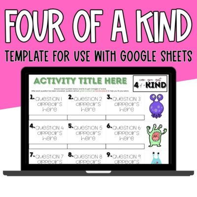 Four of a Kind Template for Google Sheets