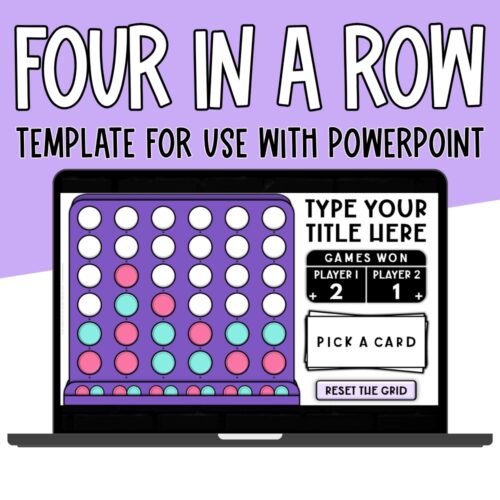 Four in a Row Template for PowerPoint