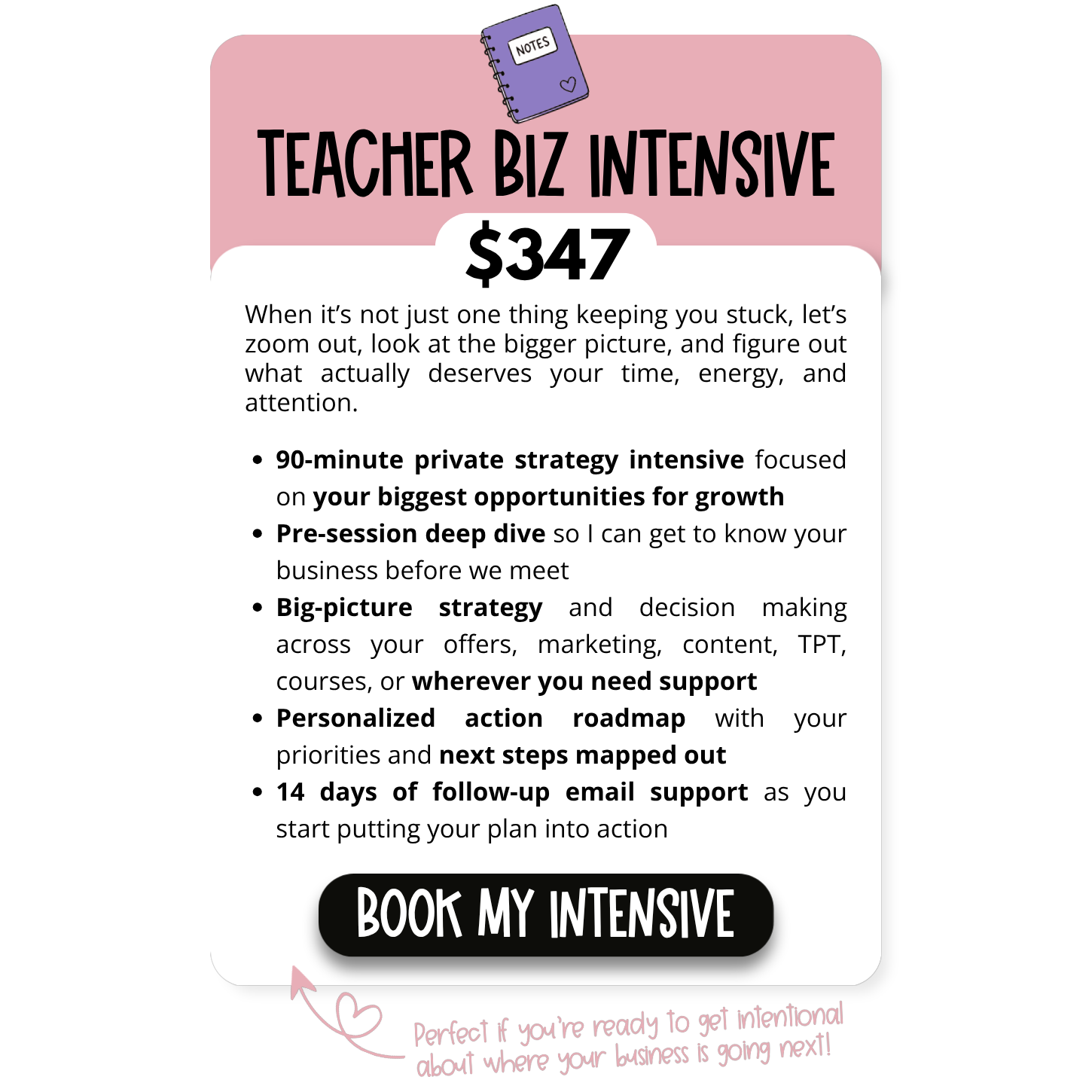 Teacher Biz Intensive