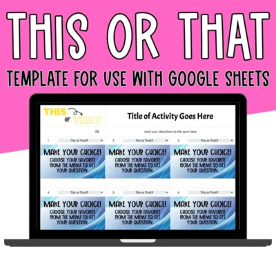 This or That Template for Google Sheets